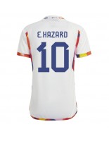 Belgia Eden Hazard #10 Vieraspaita MM-kisat 2022 Lyhythihainen